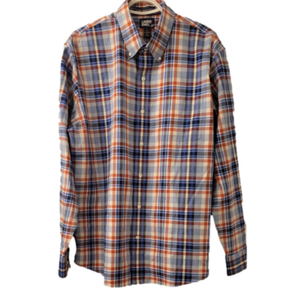 Lands End Plaid Shirt - Picture 2 of 8